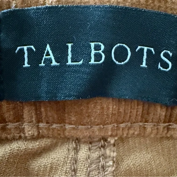 Talbots Caramel Brown Corduroy Ankle Pants - Picture 11 of 11